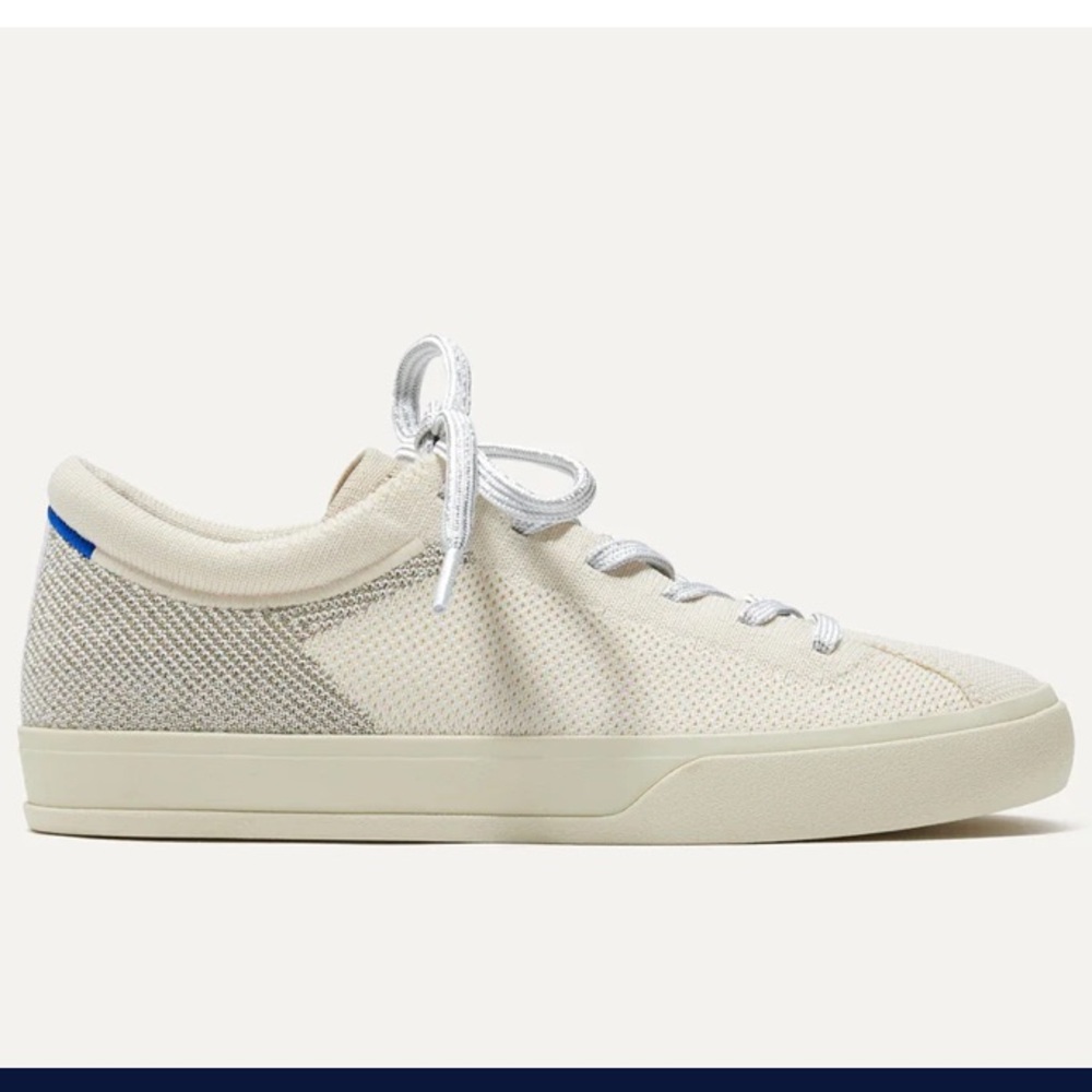Rothy's Cream and Gray Sneakers